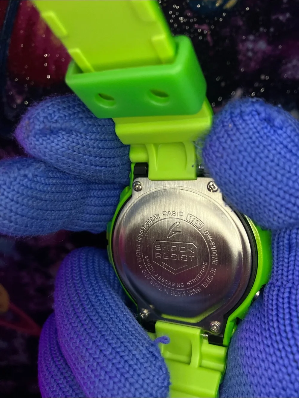 Custom G Shock Green style colorway